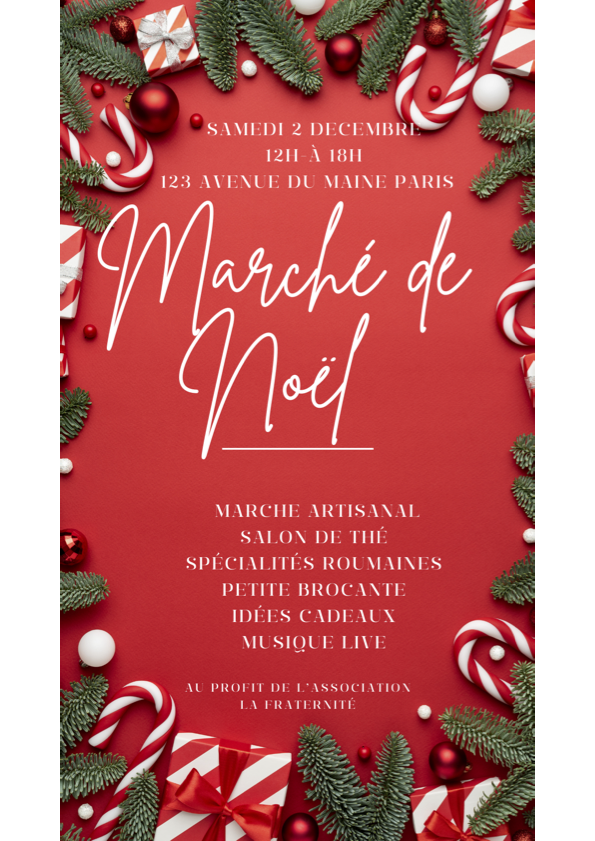 Affiche Marché de Noël 2023